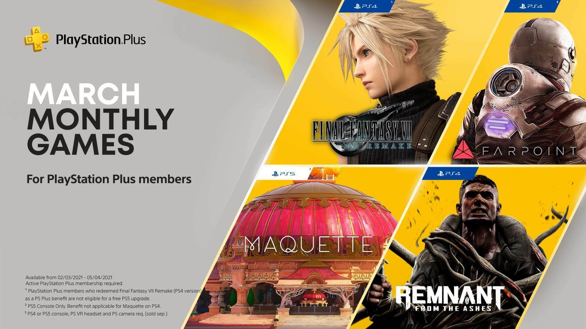Final Fantasy VII Remake leder an PlayStation Plus-spillene for mars -  Gamer.no