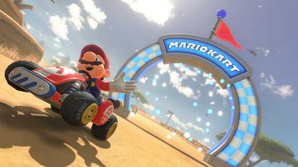 Delte et lass med Mario Kart World-detaljer
